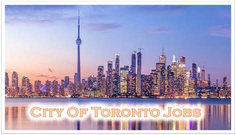 jobs at city of toronto|city of toronto job posting.